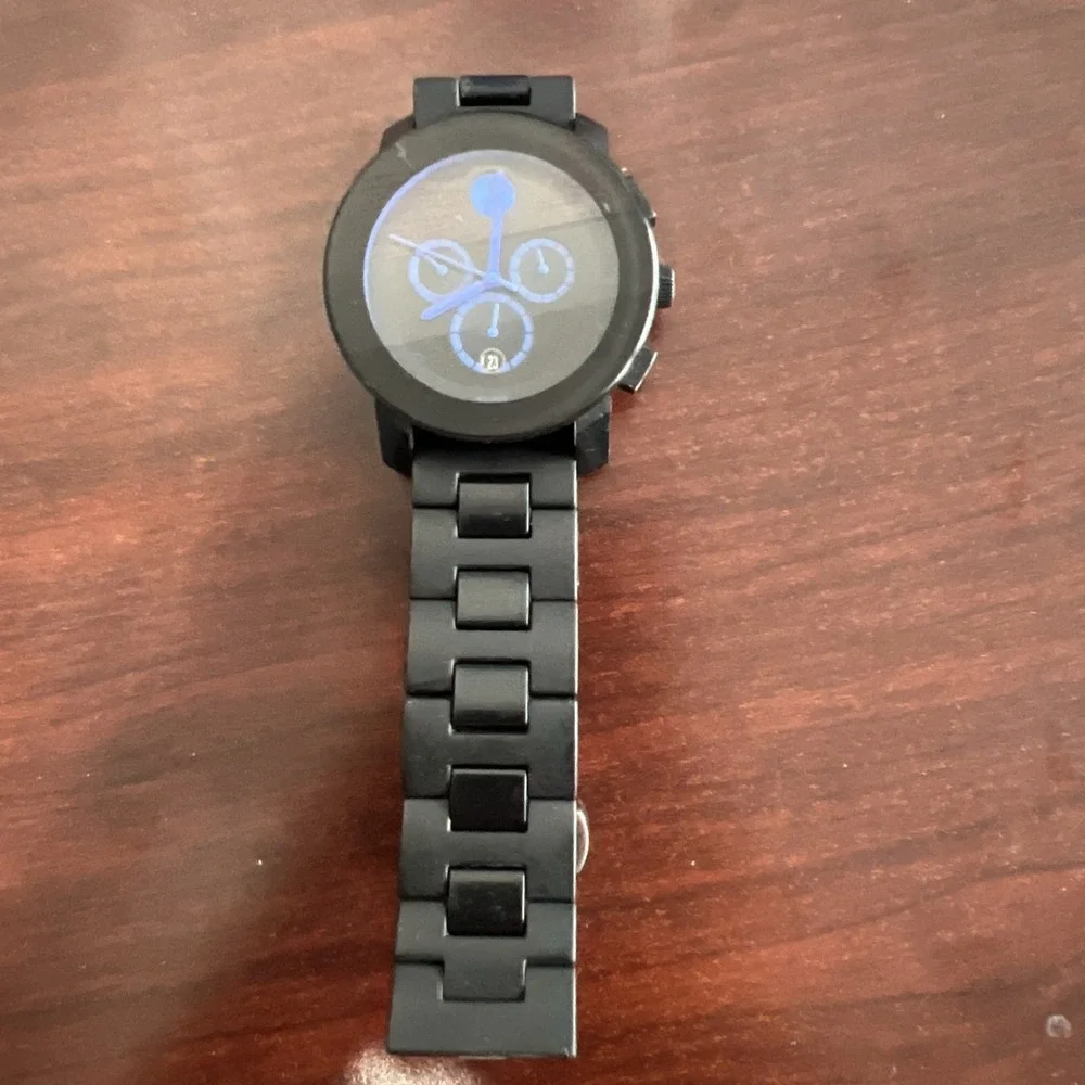 Movado Bold Mens Watch 42mm Model  MB.01.1.29.6016 Black